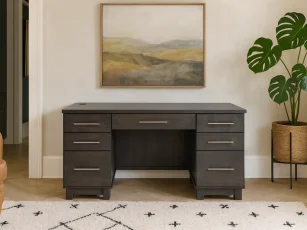 Omega Modern Double Pedestal Desk