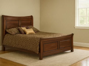 Oxford Amish Sleigh Bed