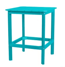 Aruba Blue Panama High Outdoor Dining Table