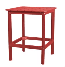 Cardinal Red Panama High Outdoor Dining Table