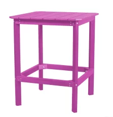 Purple Panama High Outdoor Dining Table