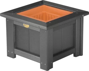 Black Pigeon Point Commercial Outdoor Planter