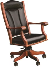 Prairie Desk Chair with leather