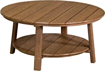 Antique Mahogany Rockaway Outdoor Coffee Table