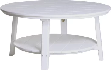 White Rockaway Outdoor Coffee Table