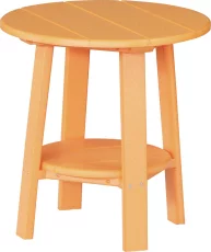Tangerine Rockaway Outdoor Side Table