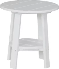 White Rockaway Outdoor Side Table