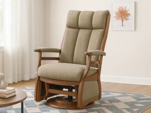 Round Rock Swivel Glider