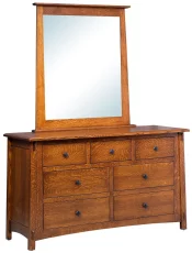 Mission Dresser with Mirror
