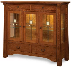 San Rafael Server with Glass Doors