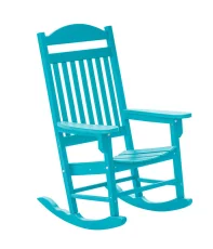 Aruba Blue Santorini Outdoor Rocker