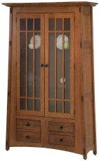 Sebastian McCoy Glass Bookcase