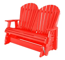 Bright Red Sidra Outdoor Double Glider