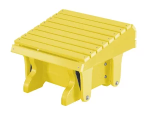 Lemon Yellow Sidra Outdoor Gliding Footrest