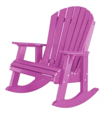 Purple Sidra Adirondack Rocker