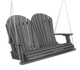 Dark Gray Sidra Outdoor Porch Swing