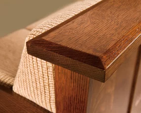 Beveled Edge on Arm Rests