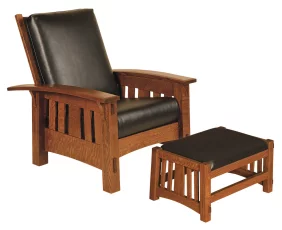 Morris Chair and Ottoman