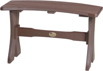 Chestnut Brown Stockton Outdoor Dining Bench