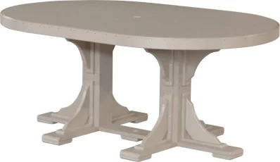 Weatherwood Stockton Outdoor Oval Dining Table