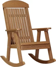 Antique Mahogany Stockton Porch Rocker