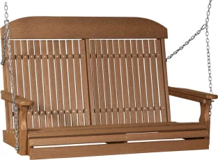 Antique Mahogany Stockton Porch Swing
