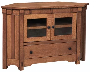 Sunrise Manner Corner Media Console