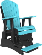 Aruba Blue and Black Tahiti Balcony Glider