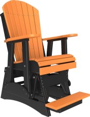 Tangerine and Black Tahiti Balcony Glider