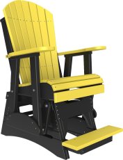 Yellow and Black Tahiti Balcony Glider