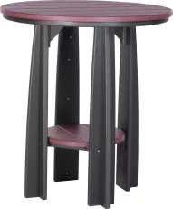 Cherrywood and Black Tahiti Balcony Table