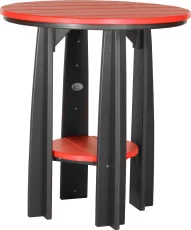 Red and Black Tahiti Balcony Table