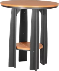Tangerine and Black Tahiti Balcony Table