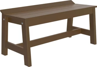 Chestnut Brown Stockton Outdoor Dining Bench