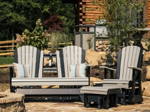 Two Tone Poly Lumber Furniture