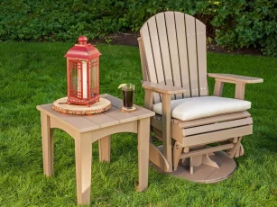 Tahiti Outdoor Swivel Glider