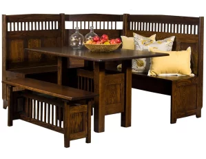Tomas Mission Corner Dining Set
