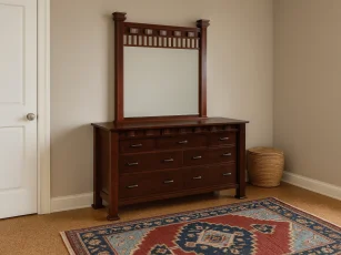 Tuskegee Low Mirror Dresser