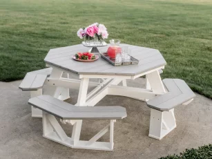 Custom Octagon Picnic Table