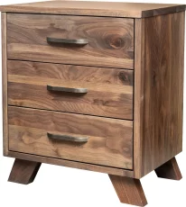 Woodmere 3-Drawer Bedside Table