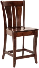 Zippelli Solid Wood Bar Chair