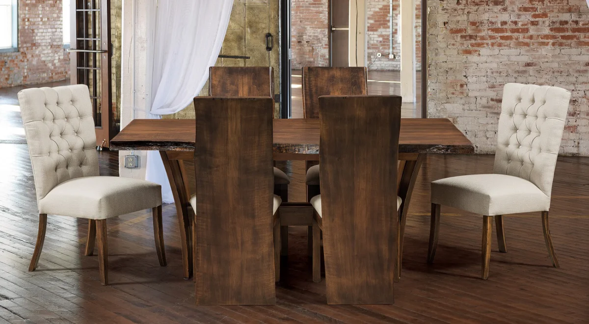 Rustic and Live Edge Dining Furniture