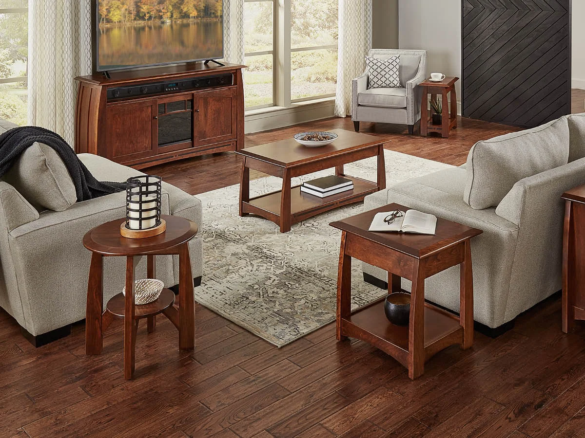 Solid Wood End Tables