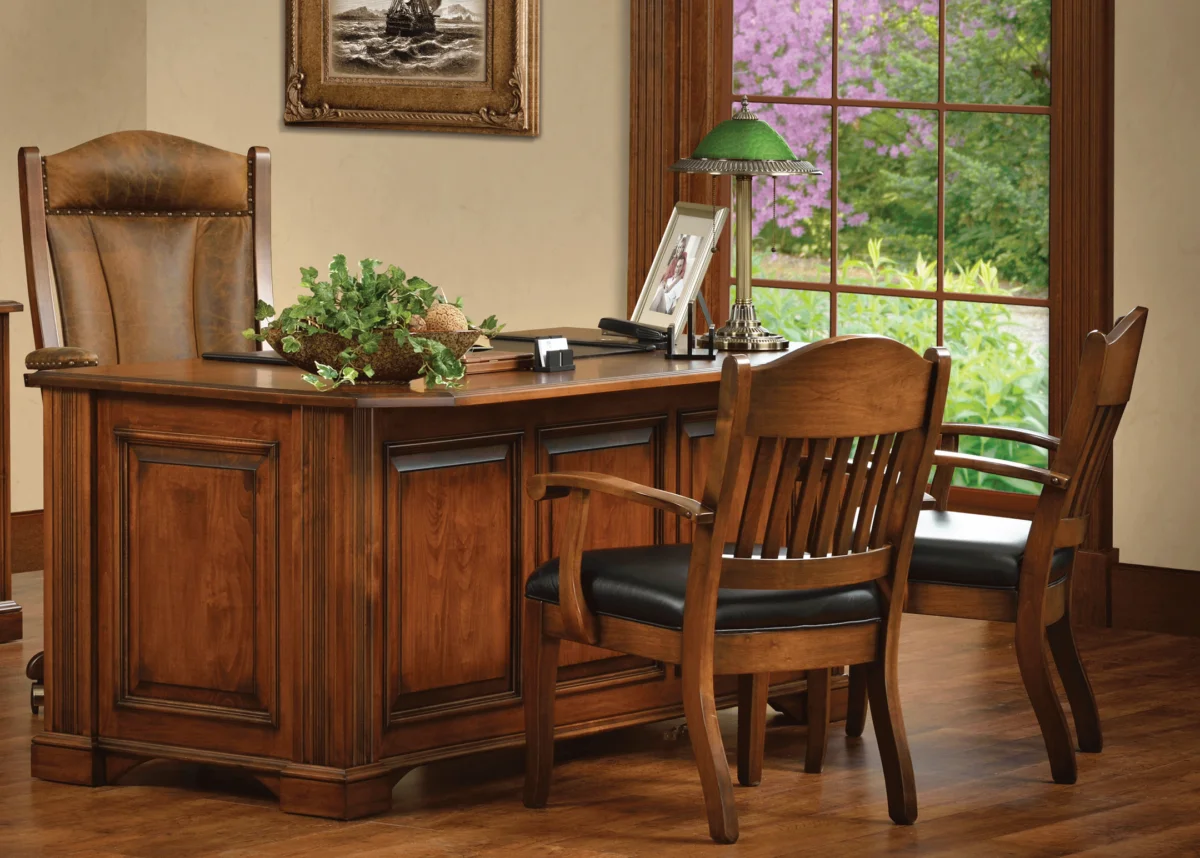 Amish Solid Wood Office Desks