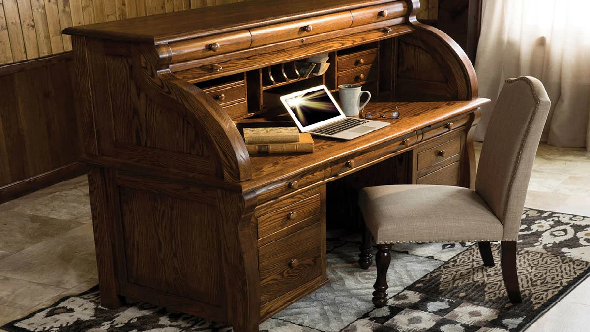 Solid Wood Roll Top Desks Solid Wood Roll Top Desks