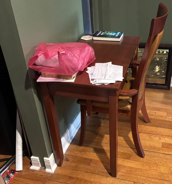 Picture of Letha Desk Chair With Wheels, reviewed by Justin