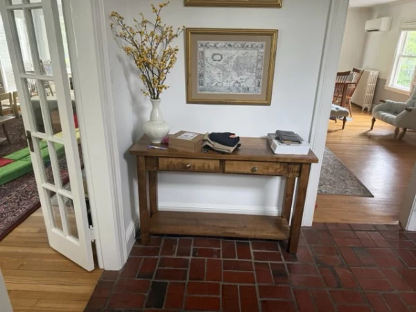 Picture of Greer Rustic Sofa Table, reviewed by Josh
