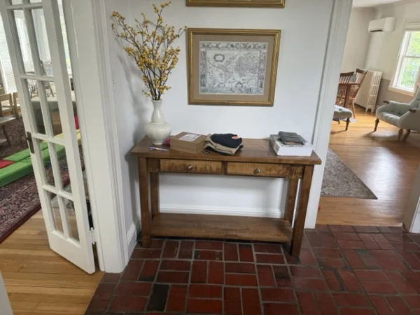 Picture of Greer Rustic Sofa Table, reviewed by Josh