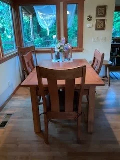 Picture of Saginaw Dining Table, reviewed by Laura