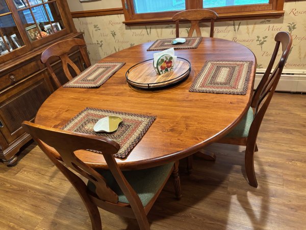 Picture of Montalban Butterfly Table and Duncanville Side Chairs, reviewed by Nancy